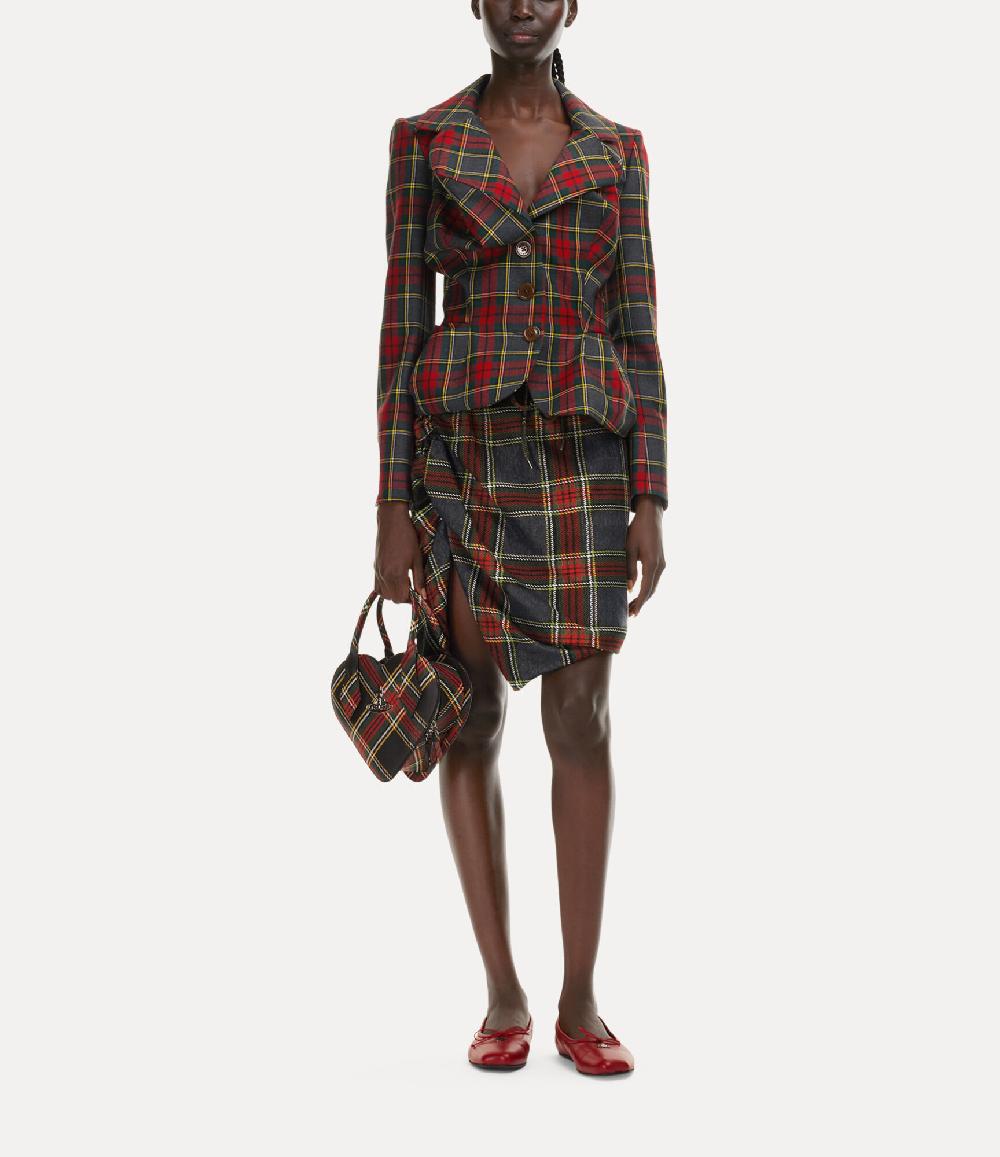 Andreas Kronthaler For Vivienne Westwood Drunken Jacket RED/GREEN