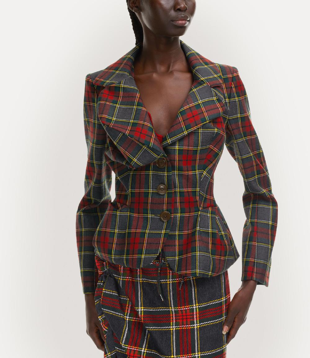Andreas Kronthaler For Vivienne Westwood Drunken Jacket RED/GREEN