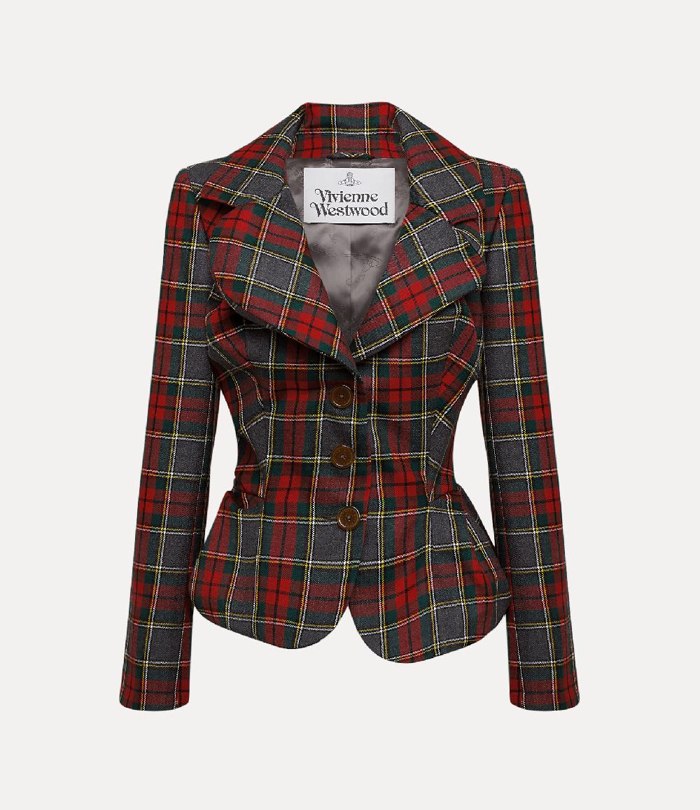 andreas kronthaler for vivienne westwood Drunken Jacket RED/GREEN