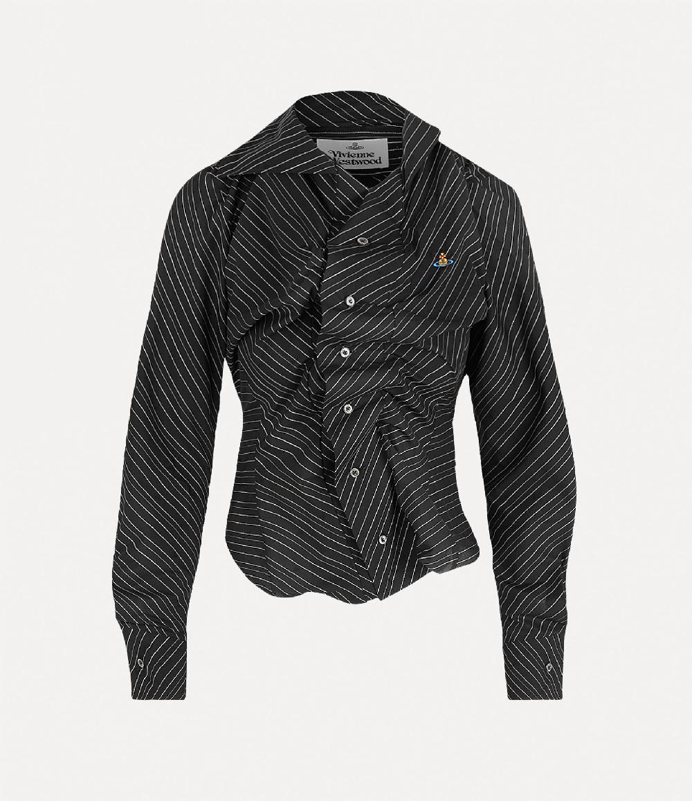 andreas kronthaler for vivienne westwood Drunken Shirt BLACK