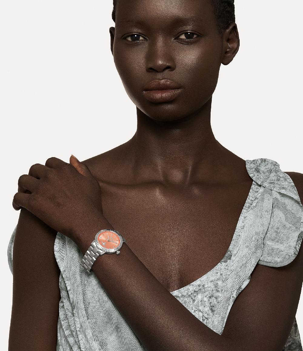 Andreas Kronthaler For Vivienne Westwood Dulwich Watch PINK/SILVER