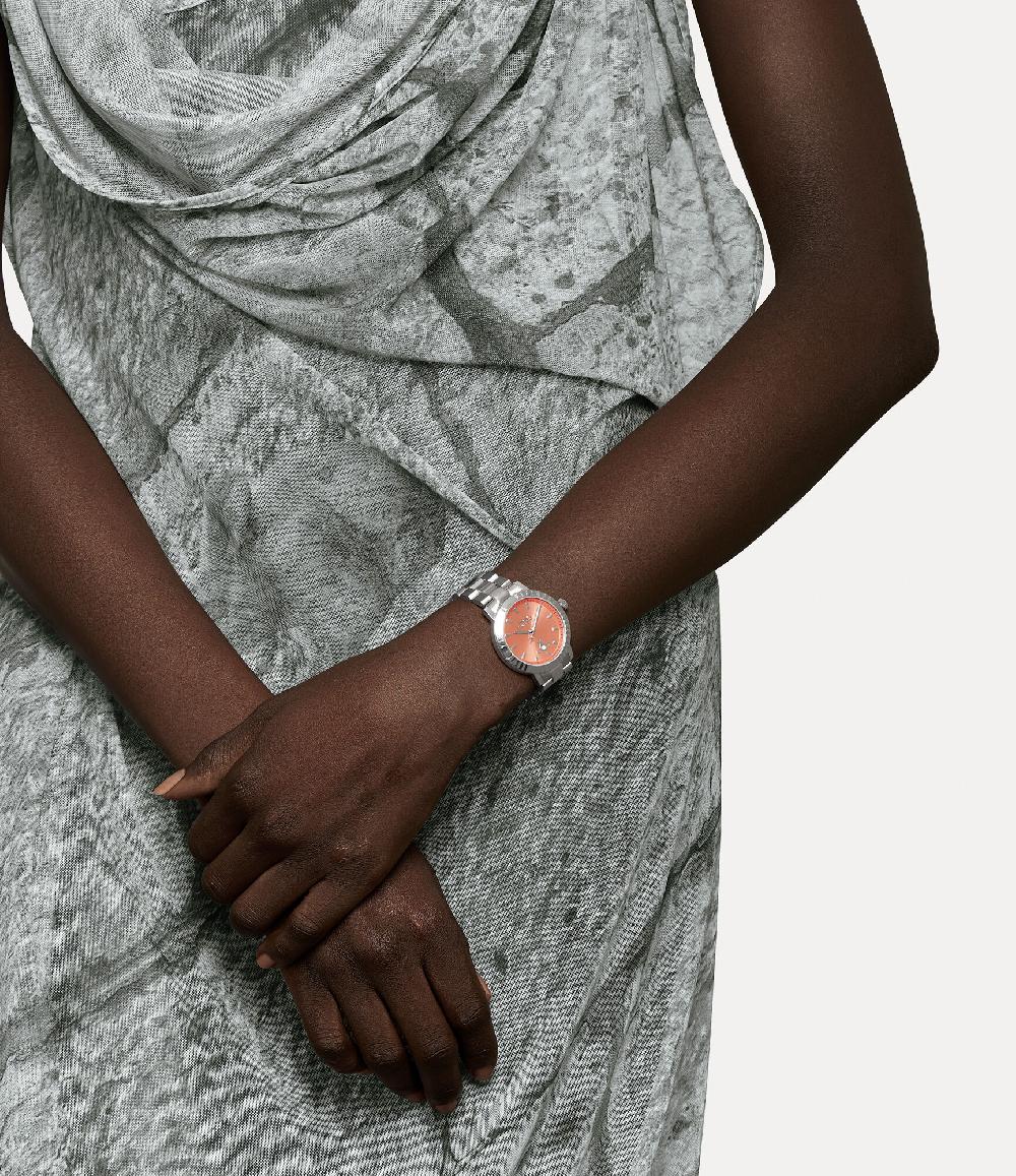 Andreas Kronthaler For Vivienne Westwood Dulwich Watch PINK/SILVER