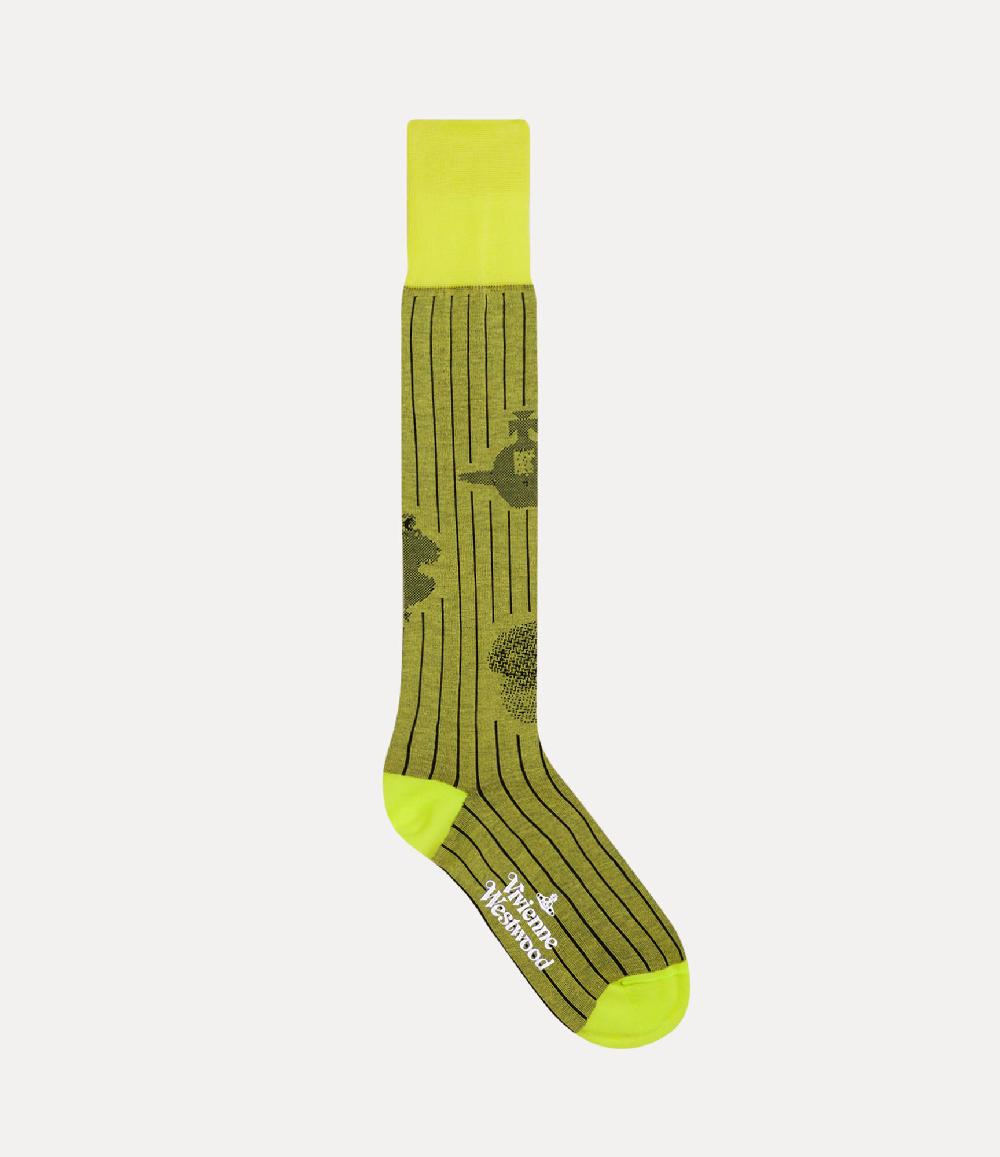 andreas kronthaler for vivienne westwood Figurines High Sock ACID YELLOW