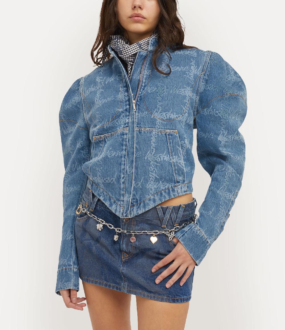 andreas kronthaler for vivienne westwood Filli Jacket VW GRID/BLUE