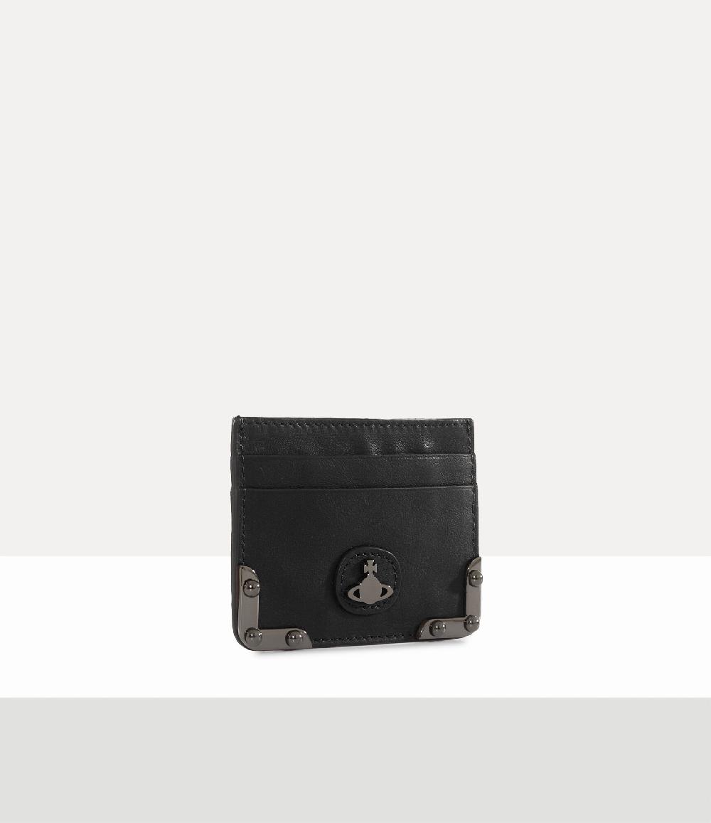 Andreas Kronthaler For Vivienne Westwood Flat Orb Card Holder BLACK/GUNMETAL