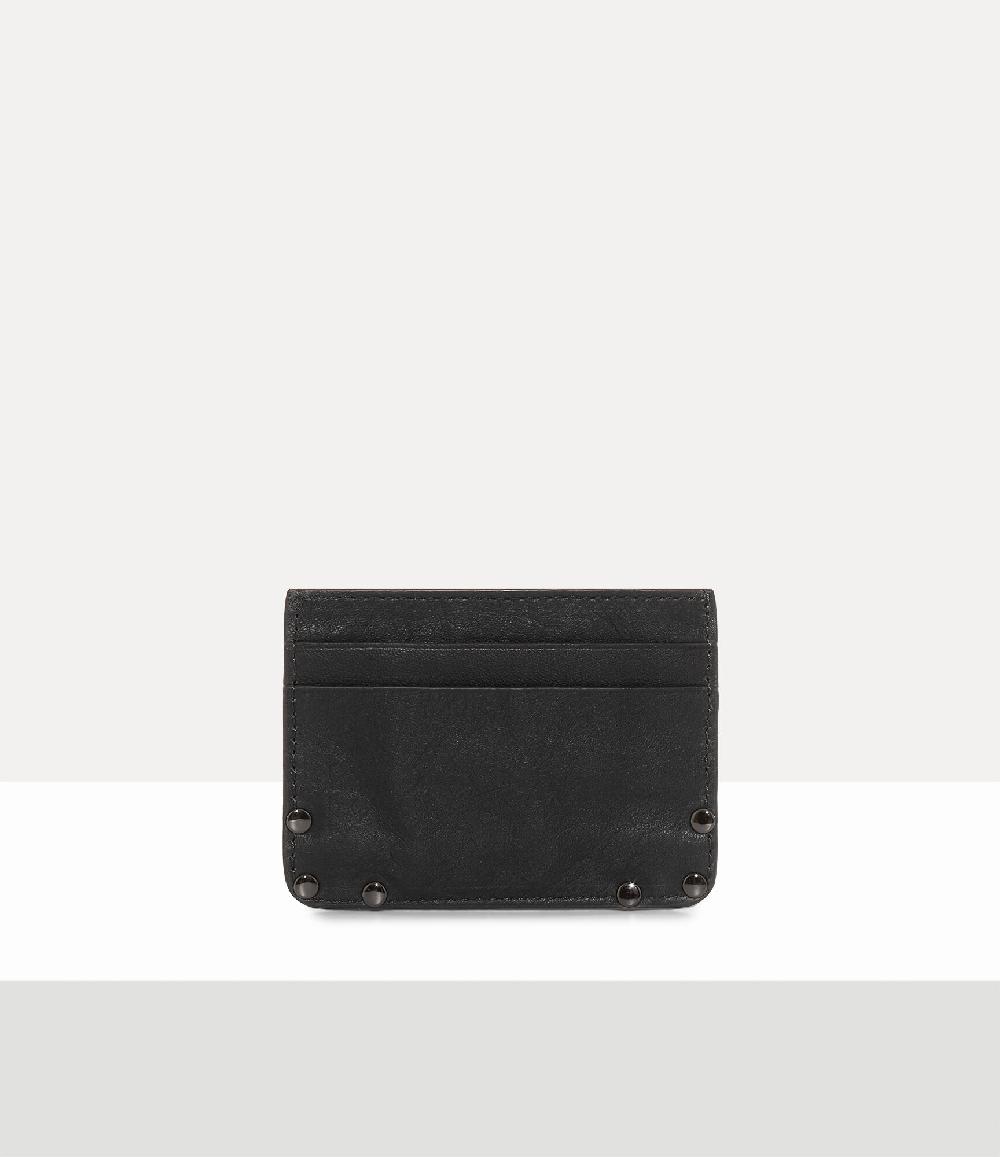 Andreas Kronthaler For Vivienne Westwood Flat Orb Card Holder BLACK/GUNMETAL