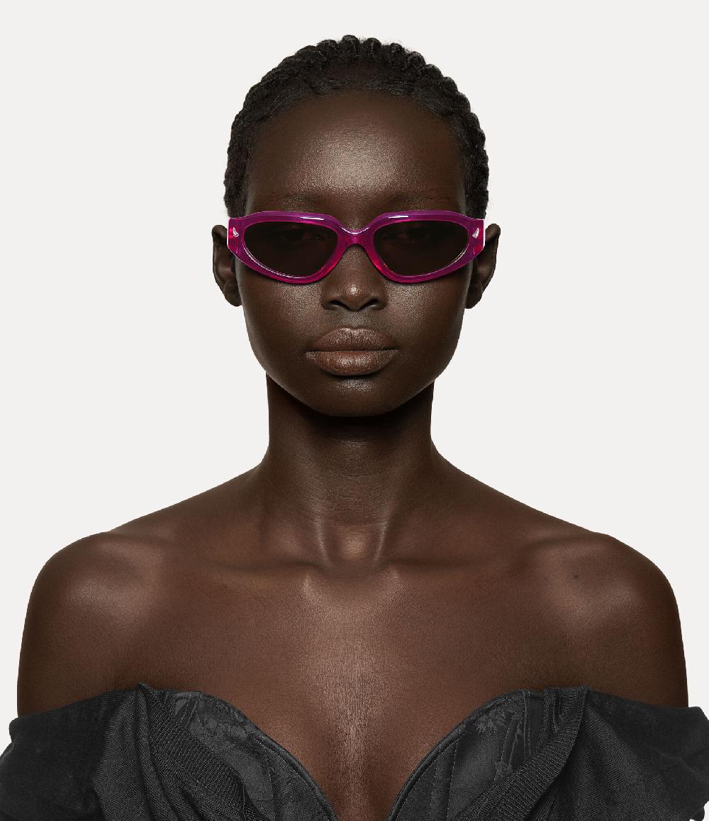 Andreas Kronthaler For Vivienne Westwood Grace Sunglasses RED