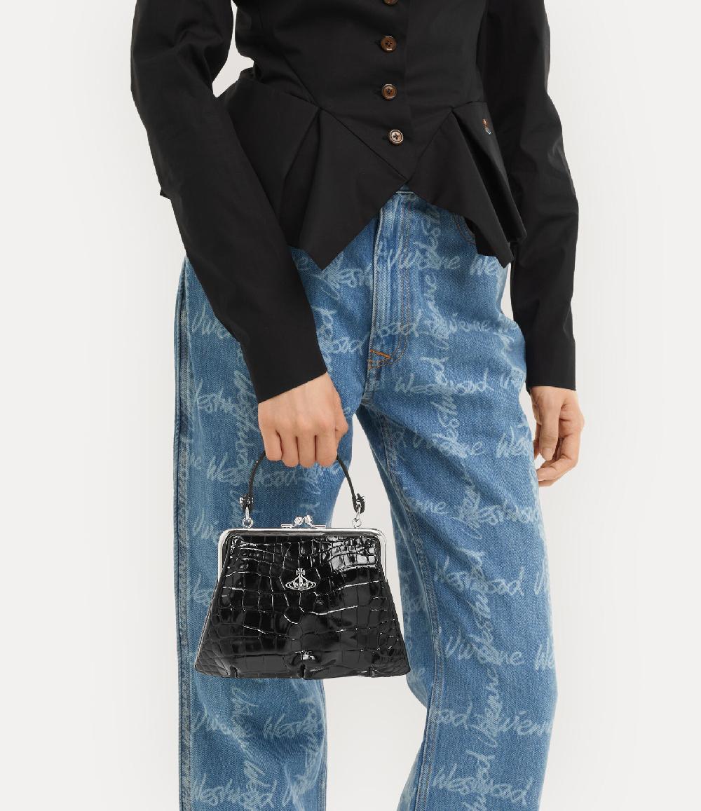 Andreas Kronthaler For Vivienne Westwood Granny Frame Purse BLACK