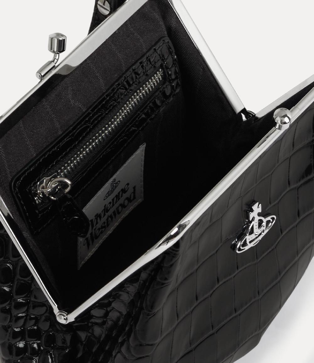 Andreas Kronthaler For Vivienne Westwood Granny Frame Purse BLACK