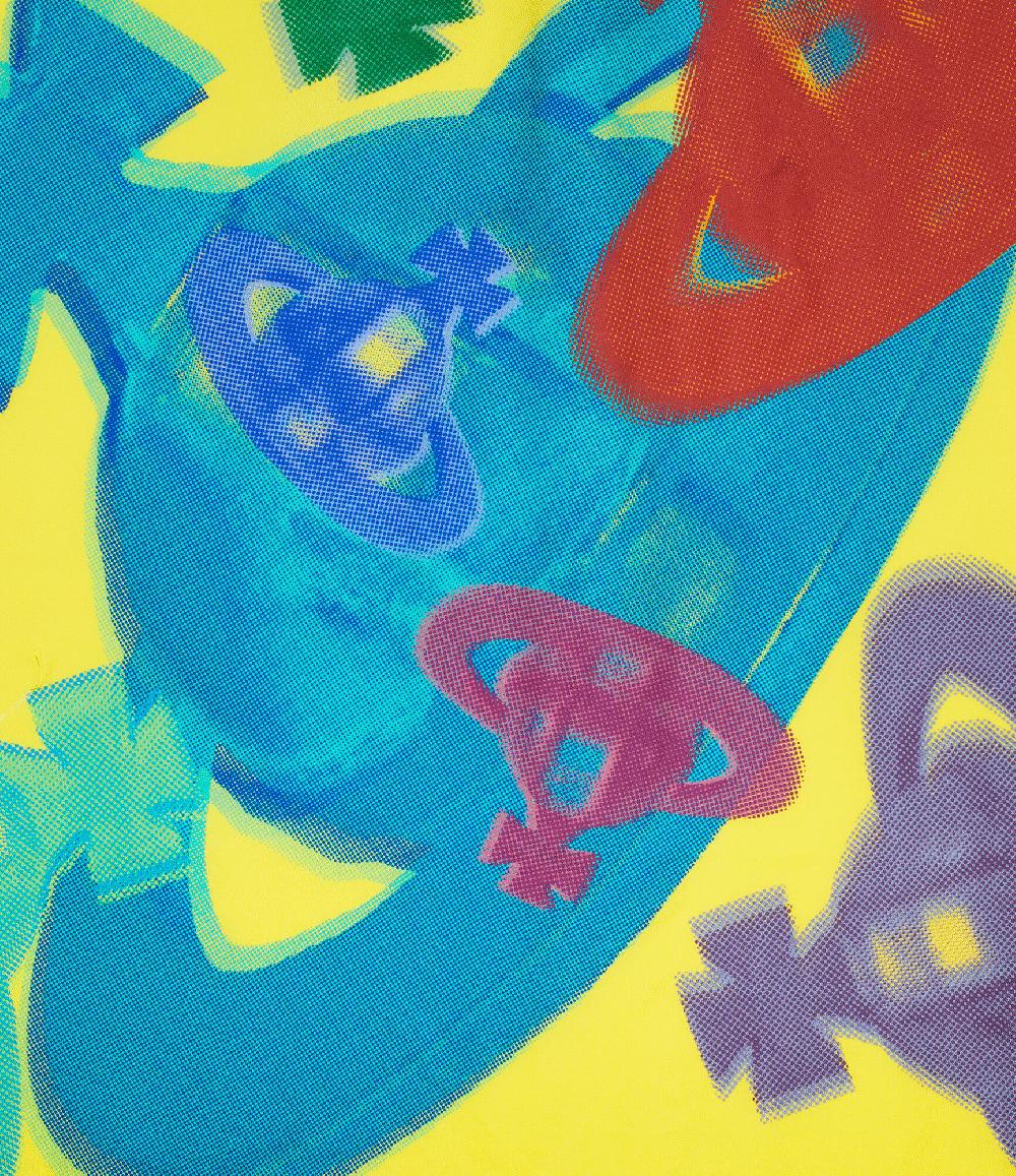 Andreas Kronthaler For Vivienne Westwood Halftone Orbs Square LEMON