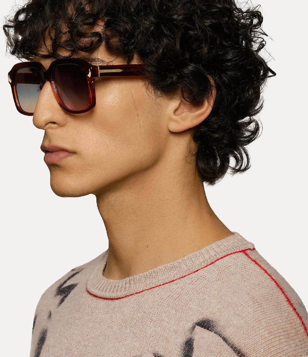 Andreas Kronthaler For Vivienne Westwood Harley Sunglasses BROWN