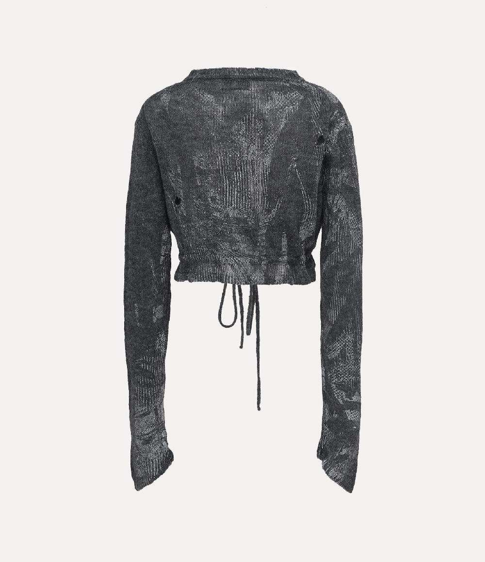 Andreas Kronthaler For Vivienne Westwood Hi-Vis Cardigan REFLECTIVE GREY