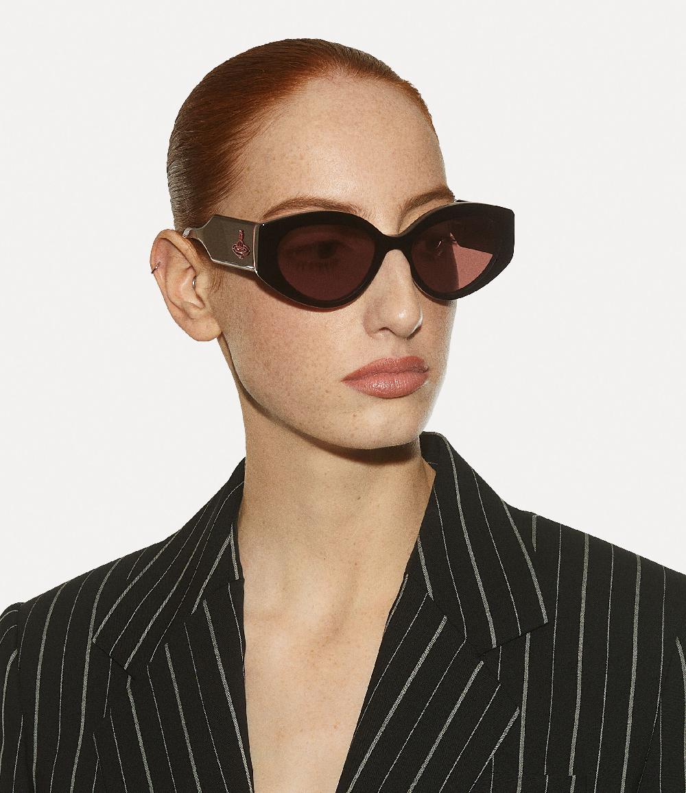 Andreas Kronthaler For Vivienne Westwood Jackie Sunglasses BLACK