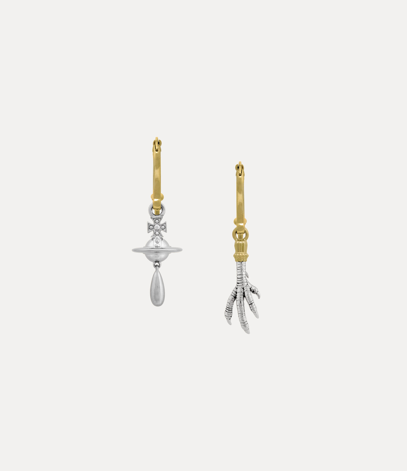 andreas kronthaler for vivienne westwood Joselita Earrings ANTIQUE PLATINUM / PLATINUM / GOLD
