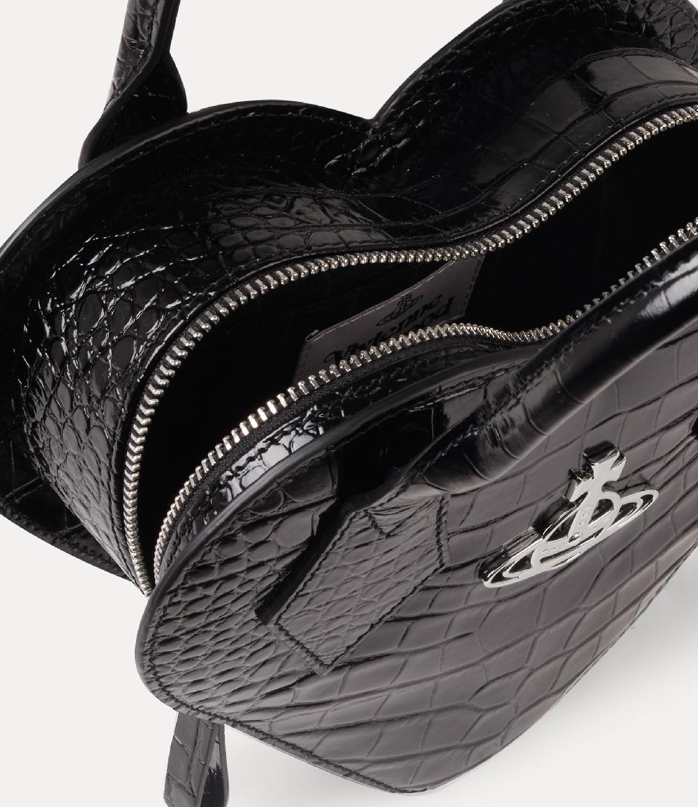 Andreas Kronthaler For Vivienne Westwood Josephine Heart Crossbody Bag BLACK