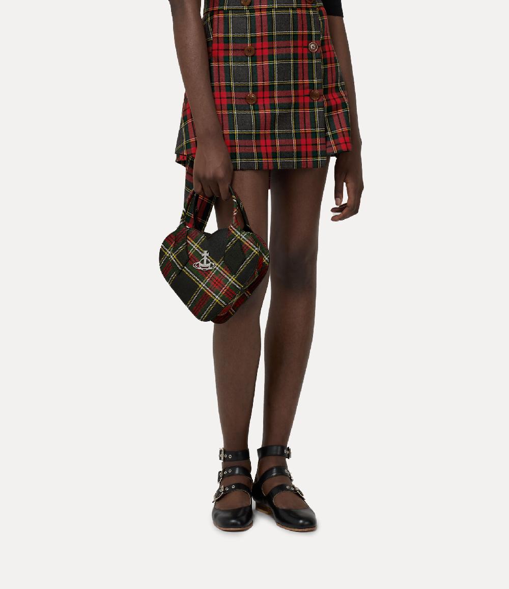 Andreas Kronthaler For Vivienne Westwood Josephine Heart Crossbody CHELSEA TARTAN