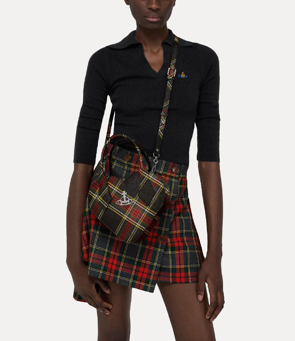 Andreas Kronthaler For Vivienne Westwood Josephine Heart Crossbody CHELSEA TARTAN