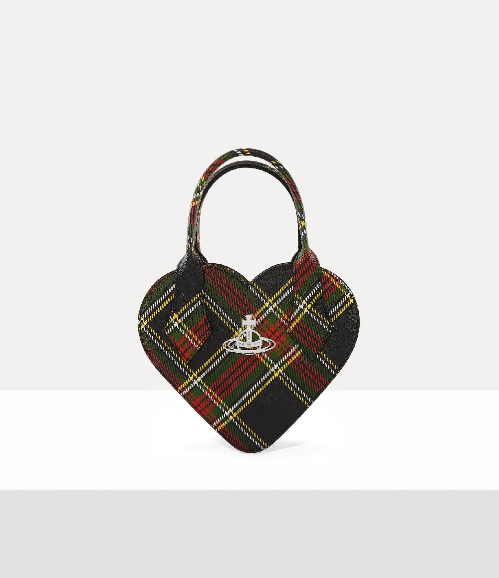 andreas kronthaler for vivienne westwood Josephine Heart Crossbody CHELSEA TARTAN