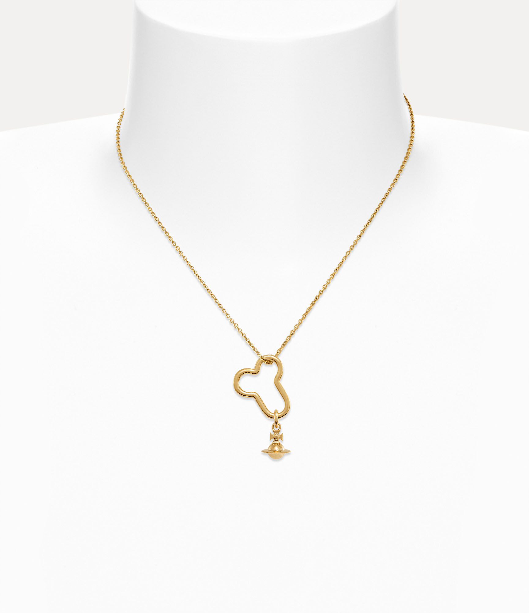 Andreas Kronthaler For Vivienne Westwood Karla Pendant Necklace GOLD