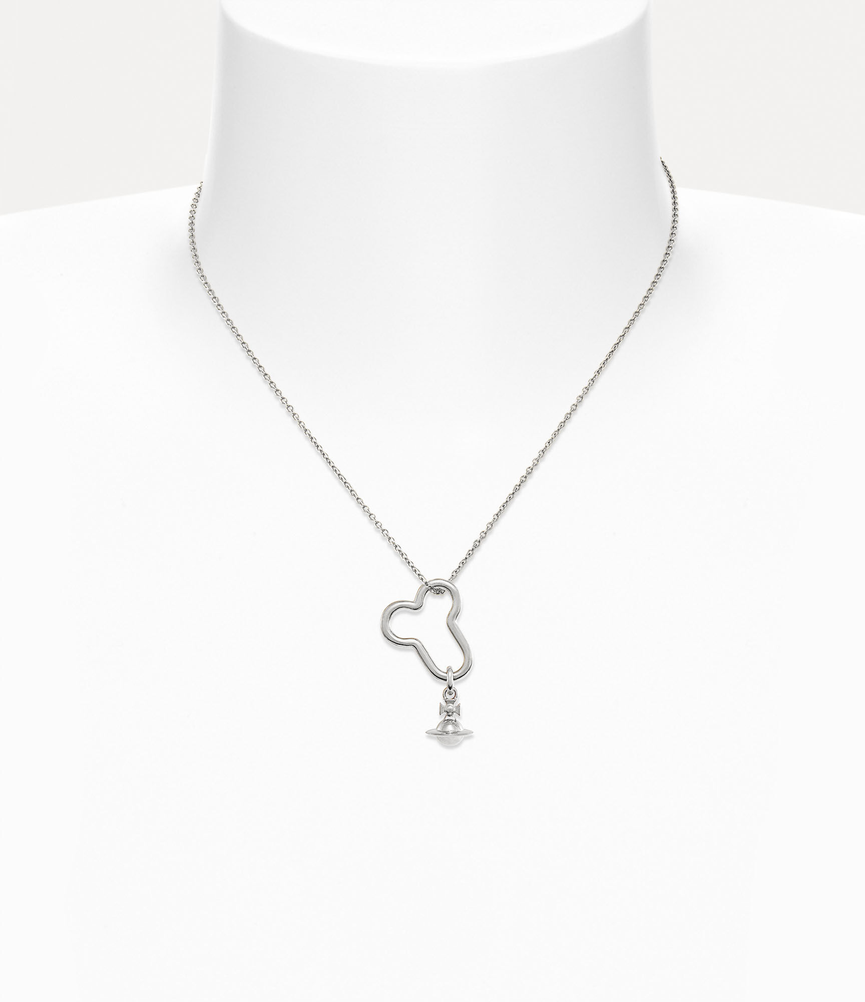 Andreas Kronthaler For Vivienne Westwood Karla Pendant Necklace PLATINUM