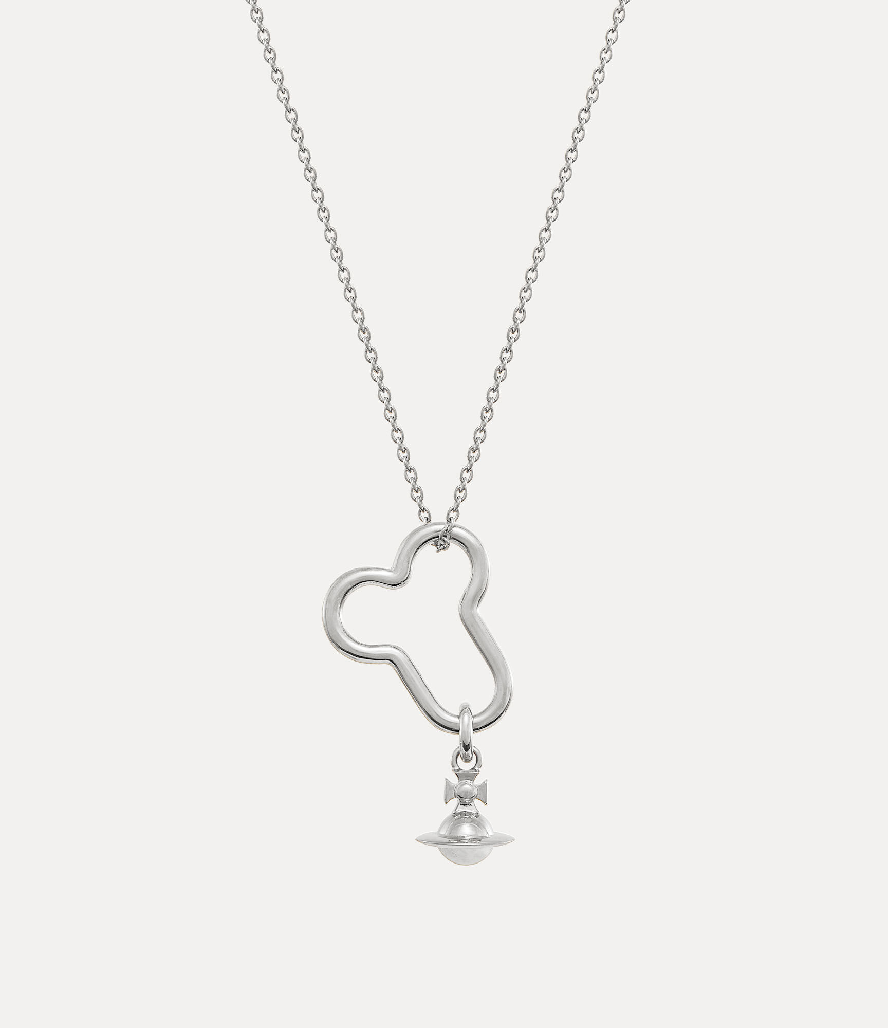 andreas kronthaler for vivienne westwood Karla Pendant Necklace PLATINUM