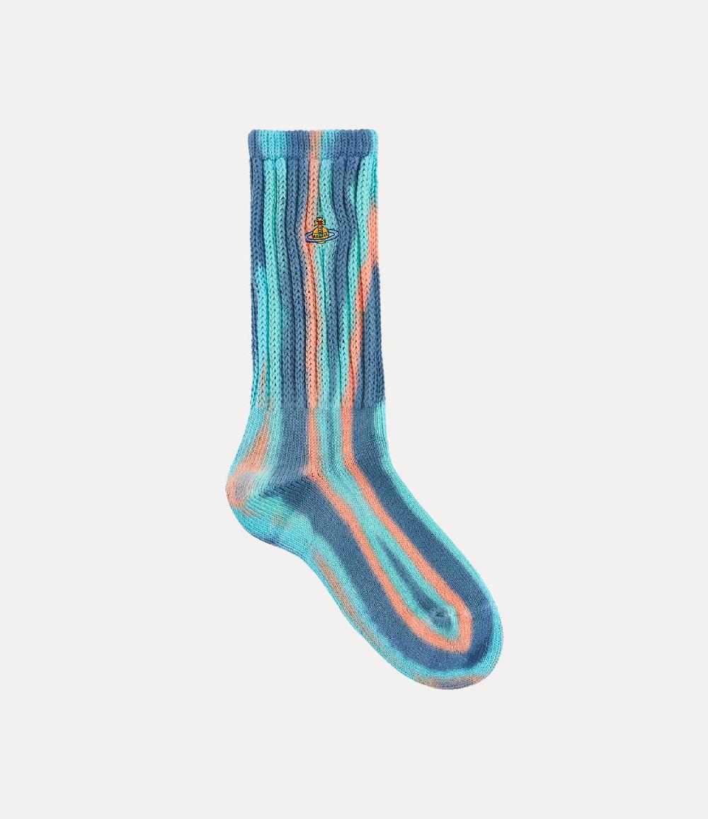 andreas kronthaler for vivienne westwood Ladies Sock BLUE PINK