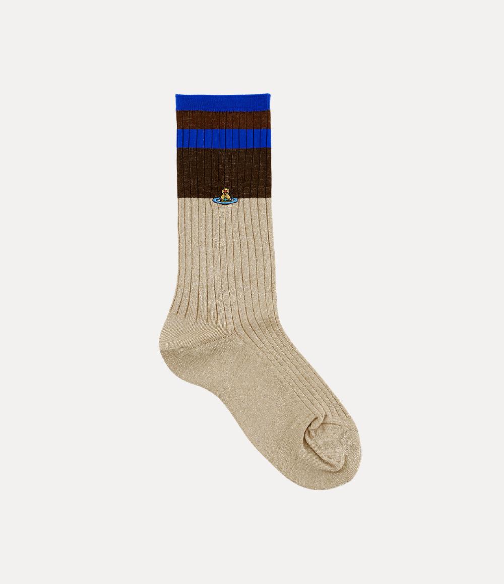 Andreas Kronthaler For Vivienne Westwood Ladies Sock GREY BEIGE