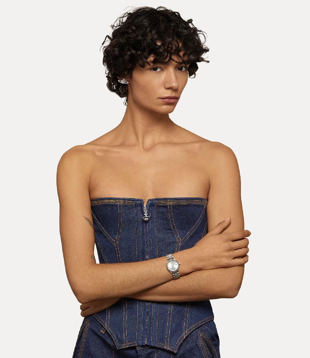 Andreas Kronthaler For Vivienne Westwood Little Camberwell Watch SILVER/BLUE