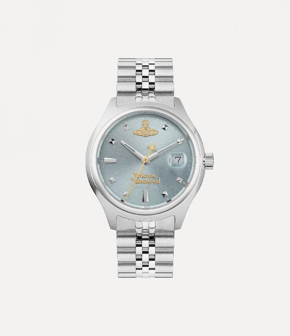 andreas kronthaler for vivienne westwood Little Camberwell Watch SILVER/BLUE