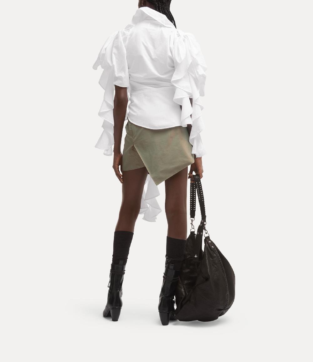 Andreas Kronthaler For Vivienne Westwood Lola Ruffle Top WHITE