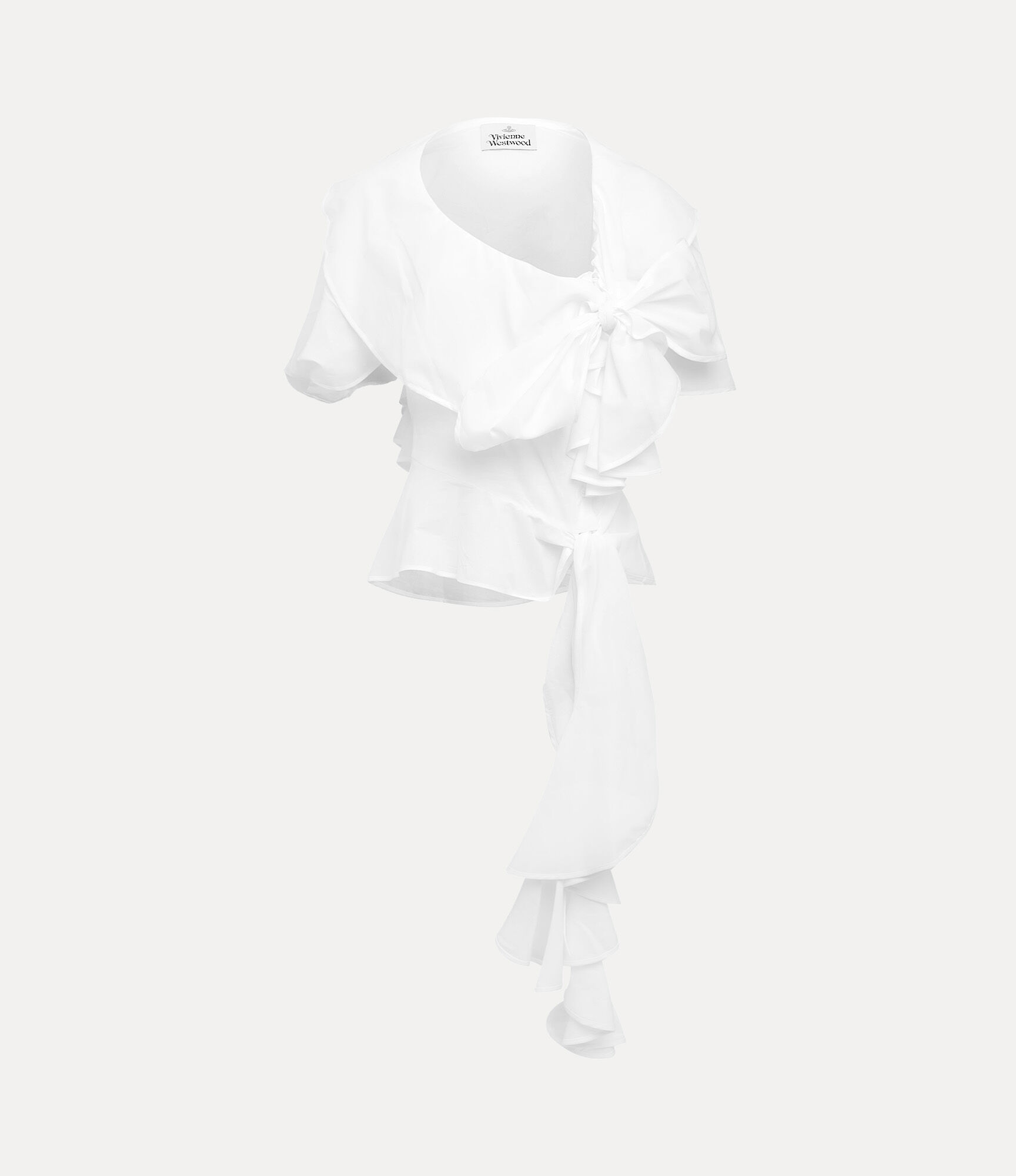 andreas kronthaler for vivienne westwood Lola Ruffle Top WHITE