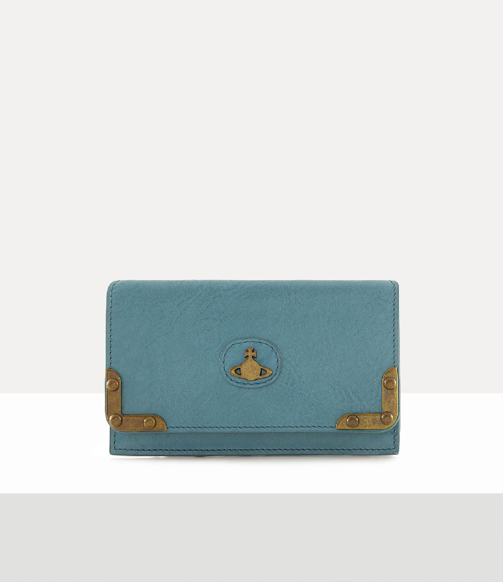 andreas kronthaler for vivienne westwood Long Card Holder BLUE