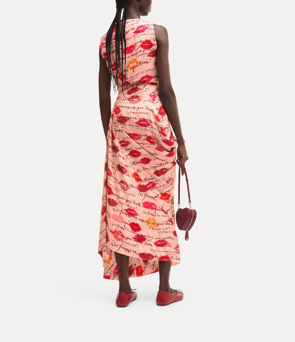 Andreas Kronthaler For Vivienne Westwood Long Fond Dress KISSES