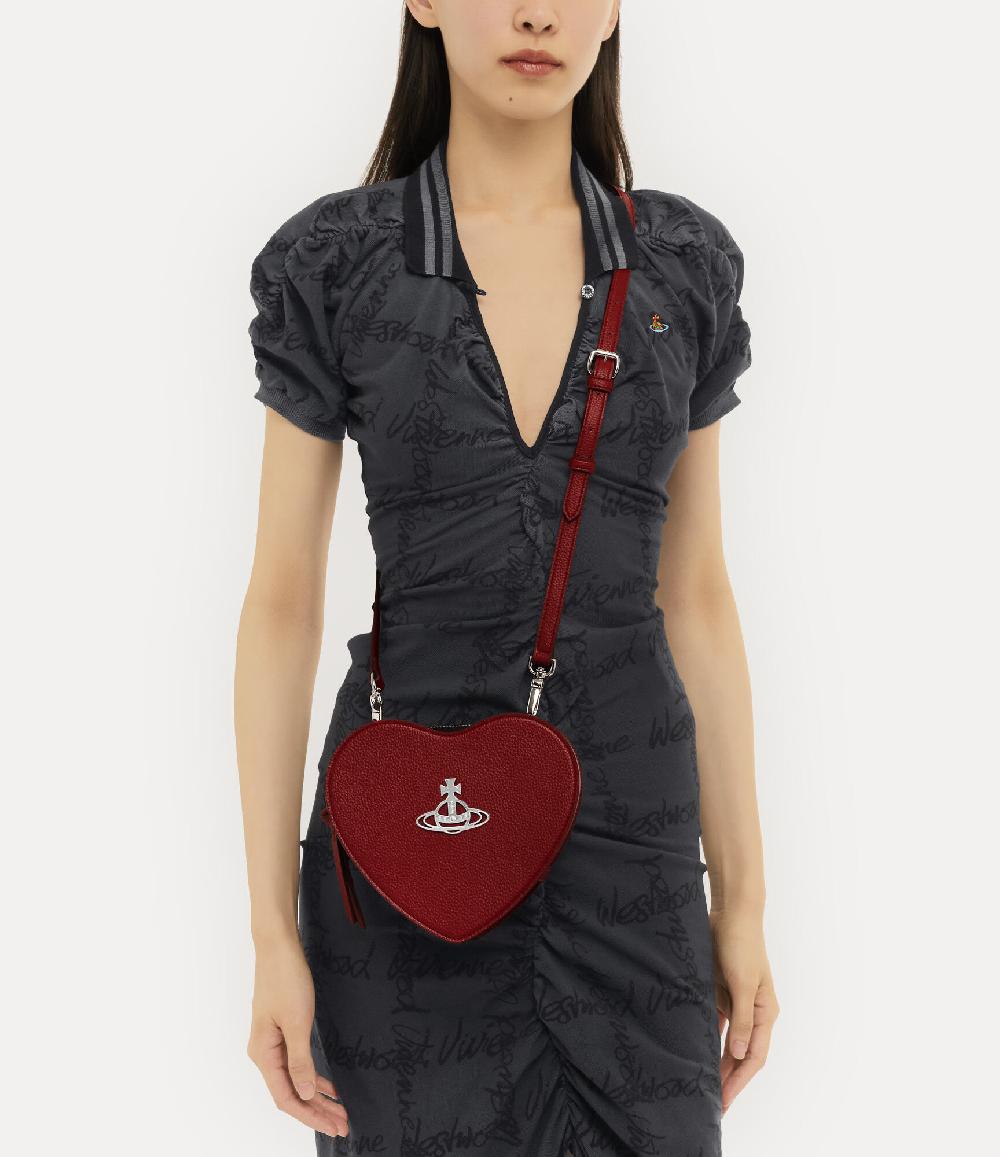 Andreas Kronthaler For Vivienne Westwood Louise Heart Crossbody RED
