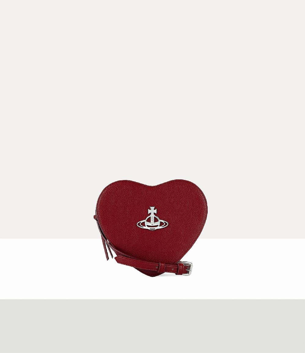 andreas kronthaler for vivienne westwood Louise Heart Crossbody RED