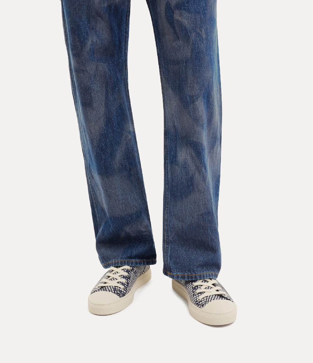 Andreas Kronthaler For Vivienne Westwood Low-Top Plimsoll GINGHAM/VW BLACK