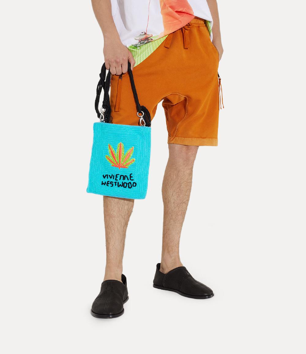 Andreas Kronthaler For Vivienne Westwood Mabel Small Tote BLUE/WEED LEAF