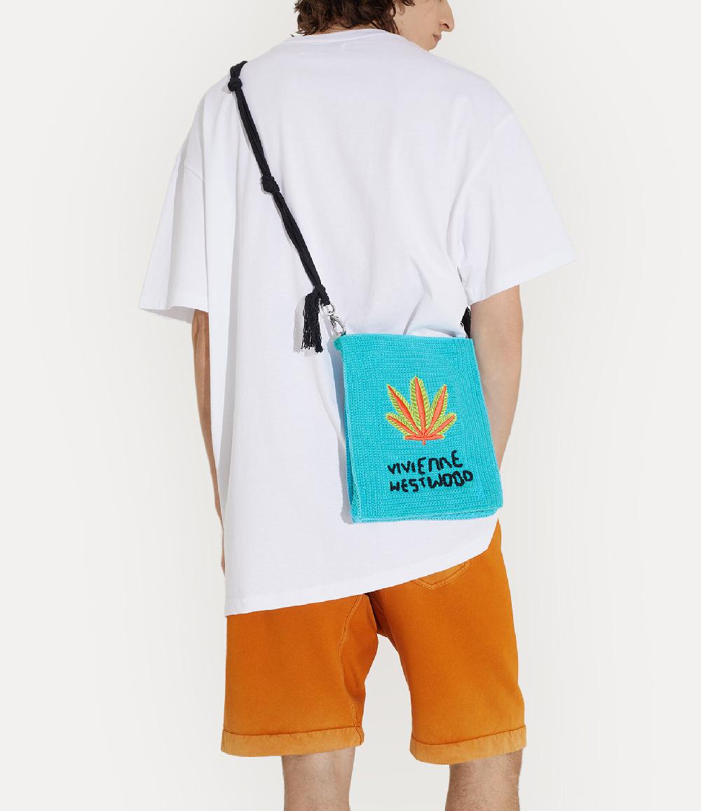 Andreas Kronthaler For Vivienne Westwood Mabel Small Tote BLUE/WEED LEAF