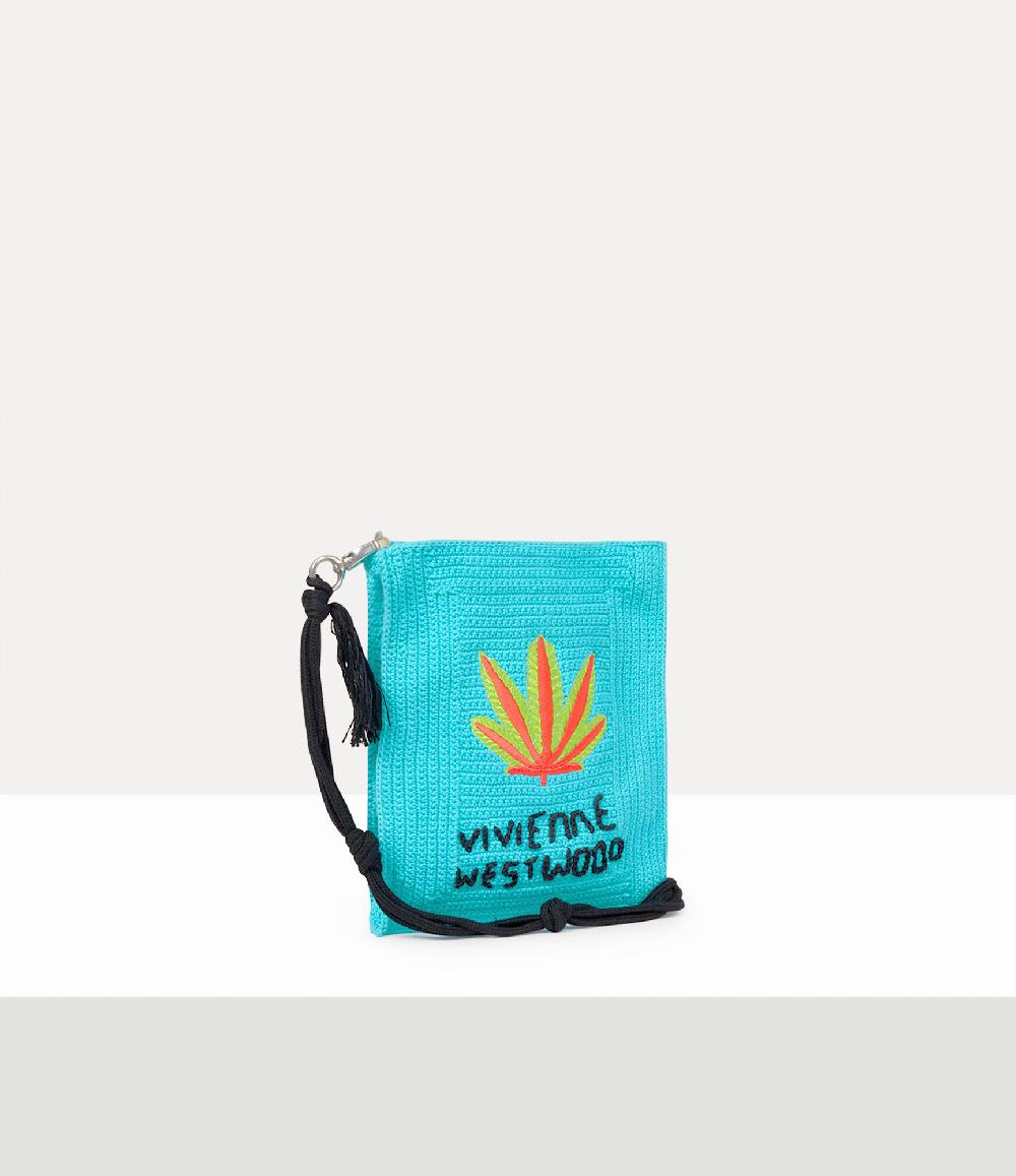 Andreas Kronthaler For Vivienne Westwood Mabel Small Tote BLUE/WEED LEAF