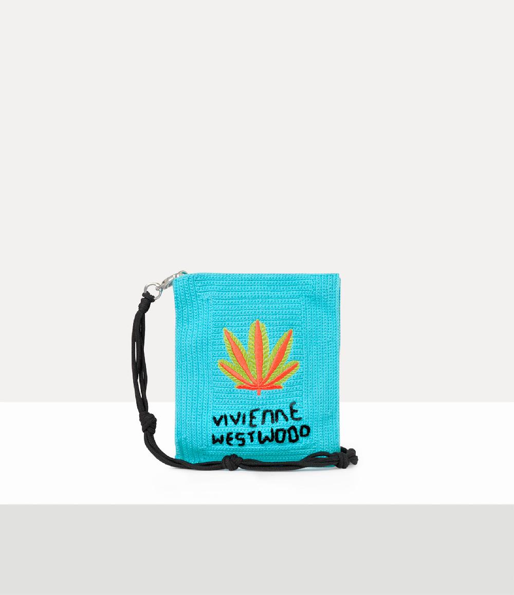 andreas kronthaler for vivienne westwood Mabel Small Tote BLUE/WEED LEAF