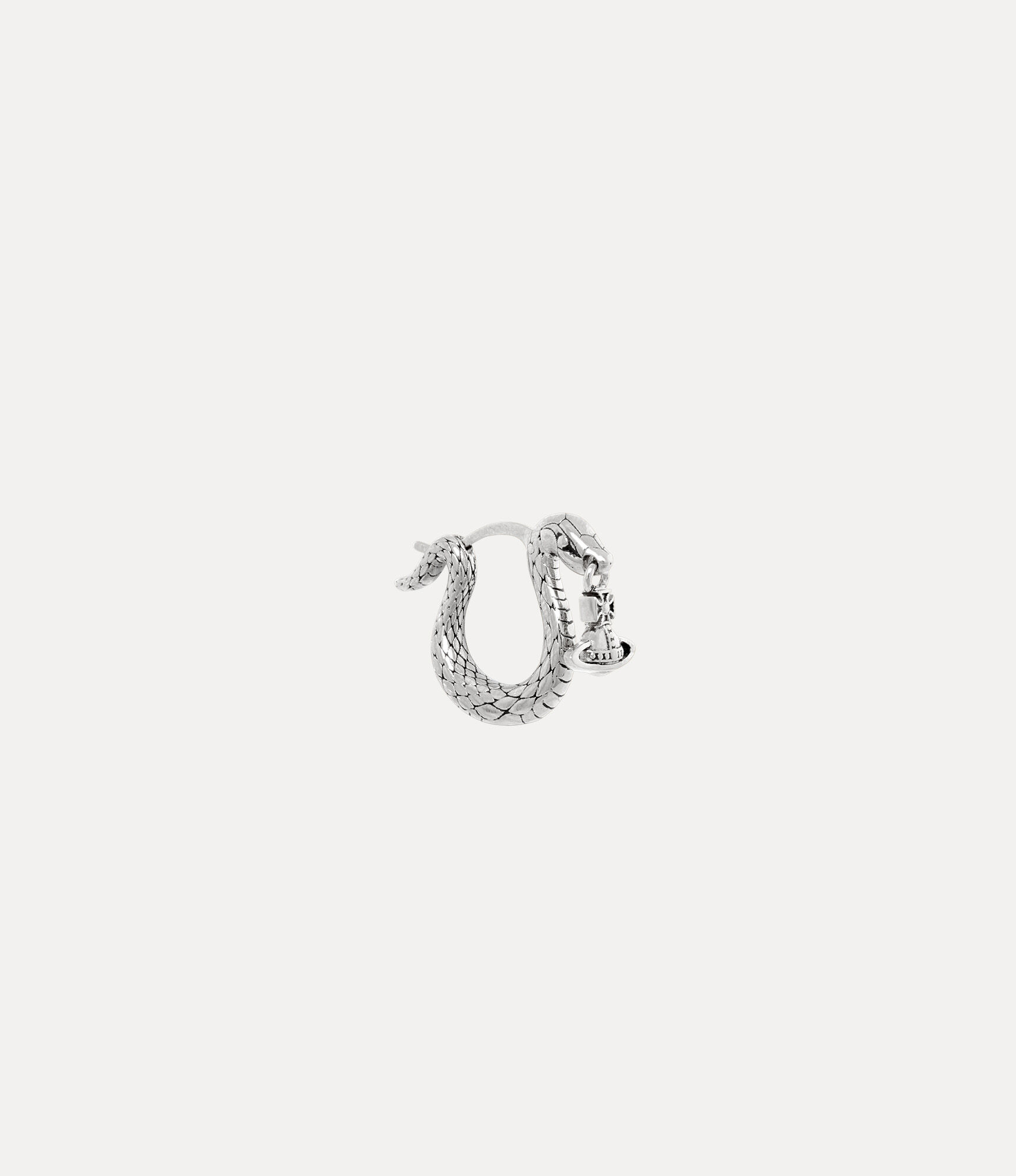 andreas kronthaler for vivienne westwood Man. Albane Small Single Earring ANTIQUE PLATINUM