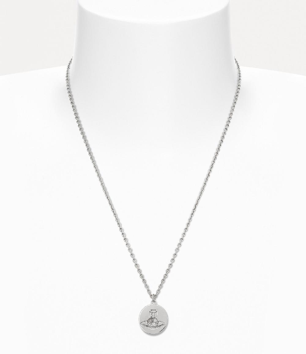 Andreas Kronthaler For Vivienne Westwood Man. Janus Pendant Necklace PLATINUM