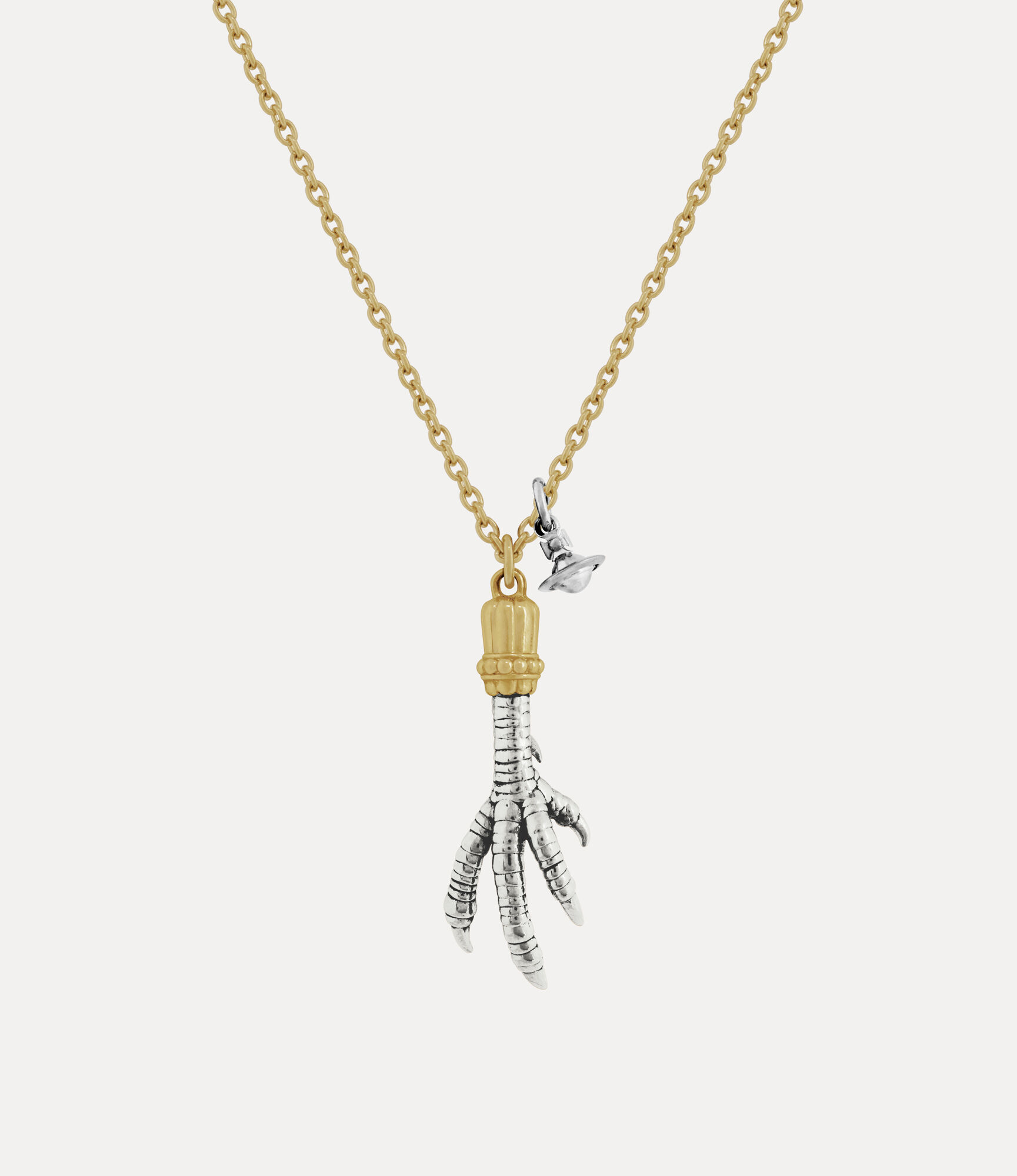 andreas kronthaler for vivienne westwood Man. Joselito Claw Pendant Necklace ANTIQUE PLATINUM / PLATINUM / GOLD