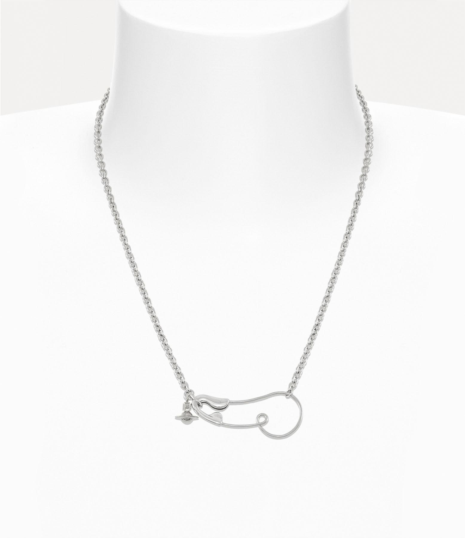 Andreas Kronthaler For Vivienne Westwood Man. Maxima Pendant Necklace PLATINUM