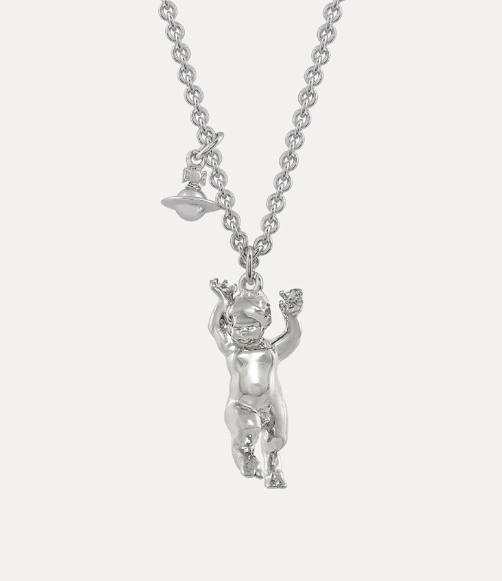 andreas kronthaler for vivienne westwood Man. Satyr Pendant Necklace PLATINUM