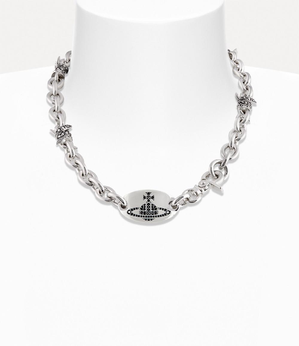andreas kronthaler for vivienne westwood Man. Verena Chain Necklace ANTIQUE PLATINUM