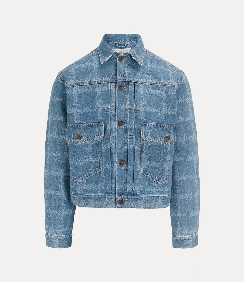 Andreas Kronthaler For Vivienne Westwood Marlene Jacket VW GRID/BLUE