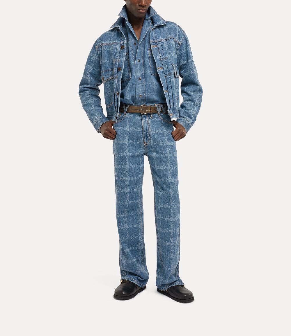 Andreas Kronthaler For Vivienne Westwood Marlene Jacket VW GRID/BLUE