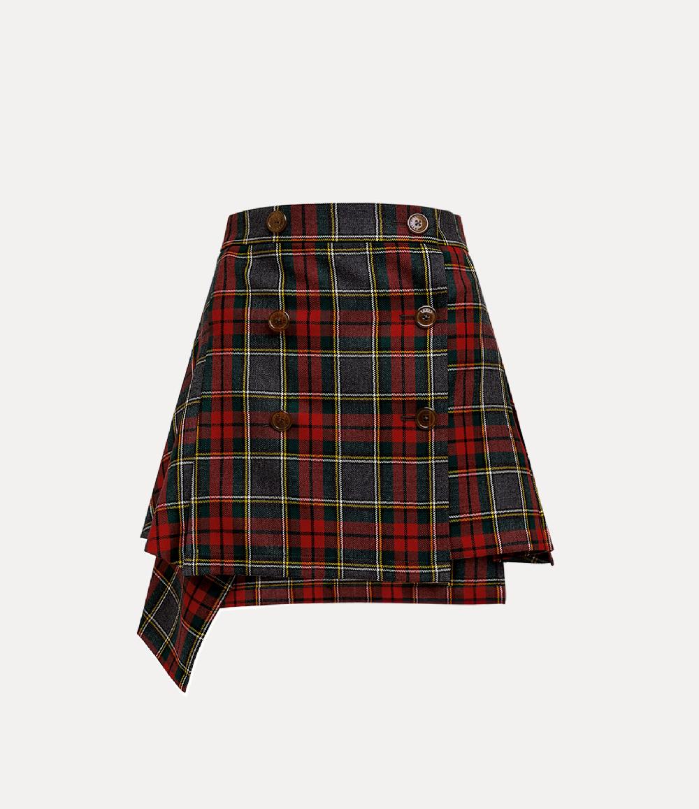 andreas kronthaler for vivienne westwood Marta kilt RED/GREEN