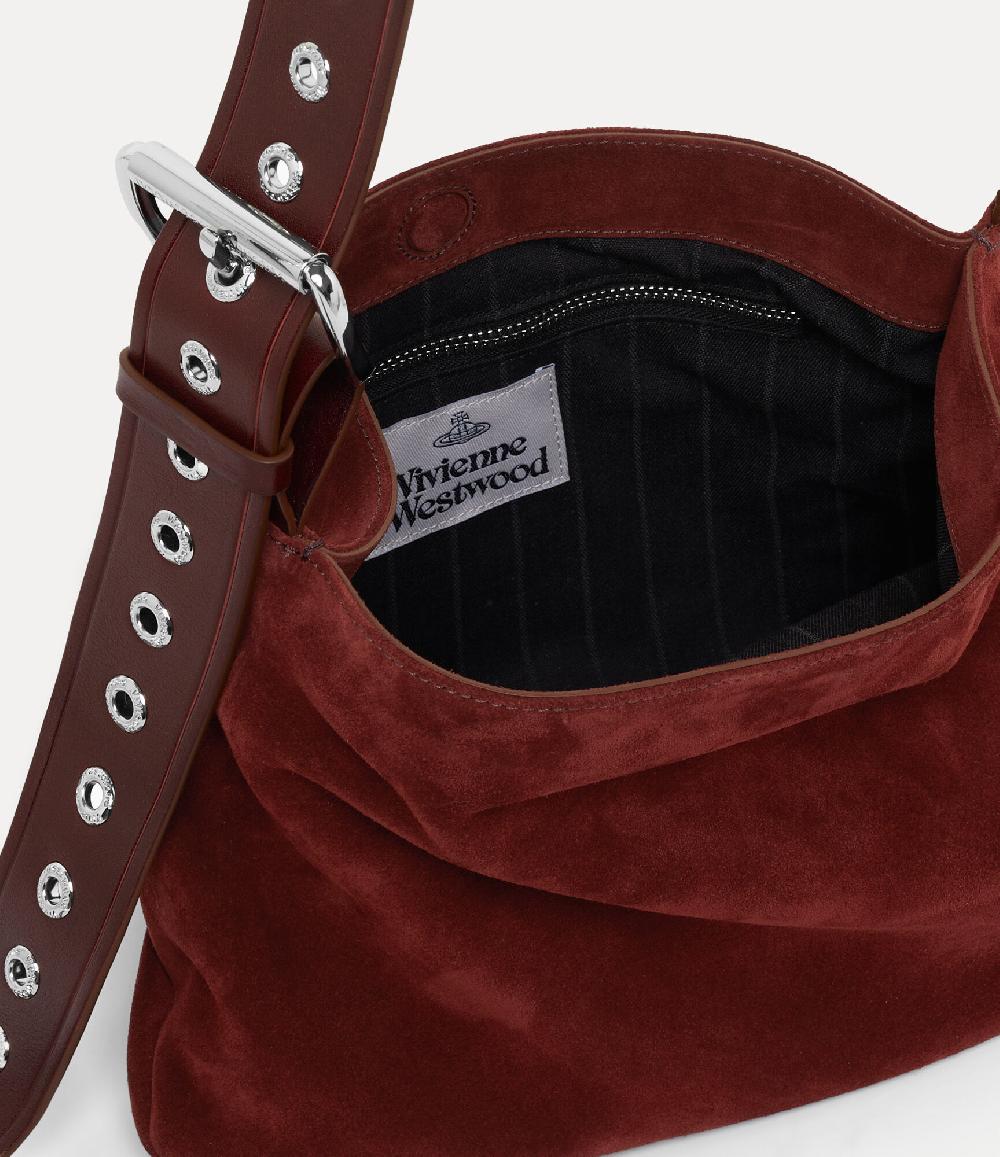 Andreas Kronthaler For Vivienne Westwood Maxime Small Crossbody BURGUNDY